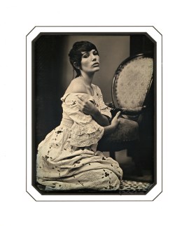 Modern daguerreotype. Image courtesy thedaglab.com for The VIrgin and the Whore Walked into a Bar post by Malin James